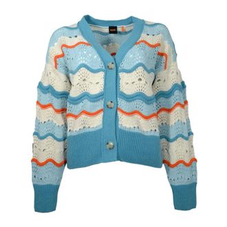 HUGO BOSS Dames, Truien, Veelkleurig, Maat: XS Katoen