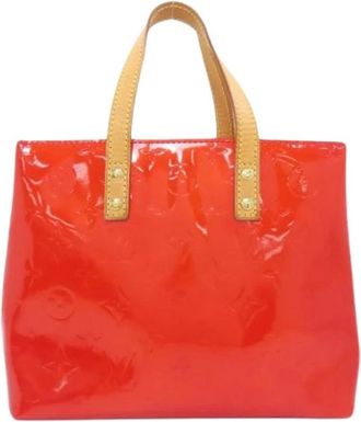 Louis Vuitton Pre-owned Vernis Handtas - Dames - Vintage Shopper - Rood - ONE Size - Leer - Vintage