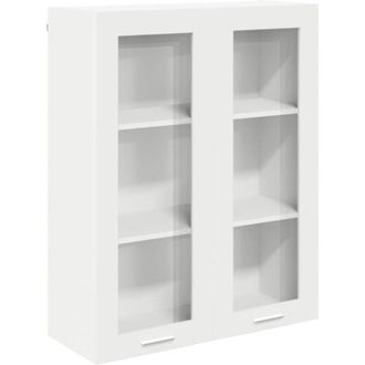 vidaXL Hanging Cabinet Riga White 80 x 31 x 100 cm Engineered Wood vidaXL