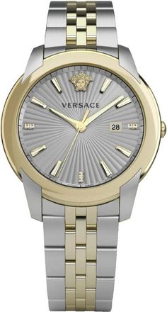 Versace V-Urban 42 mm Horloge - Heren - Horloges - Grijs - ONE Size - Accessoires