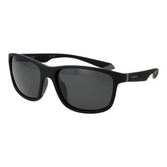 Polaroid Mens Black Plastic Sunglasses - One Size