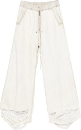 Rick Owens Bela Drawstring Ripped Trousers
