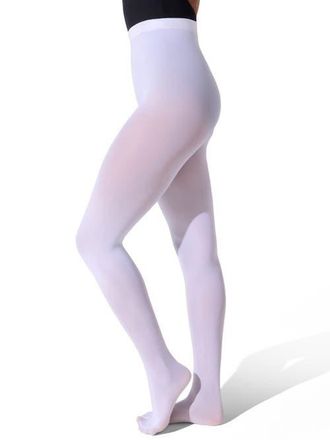 Capezio Classic Footed Tight in White at Nordstrom, Size Small/medium