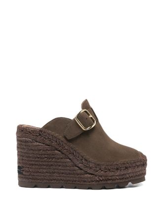 Stella McCartney Stella Mccartney Womens Gaia Wedge Clogs
