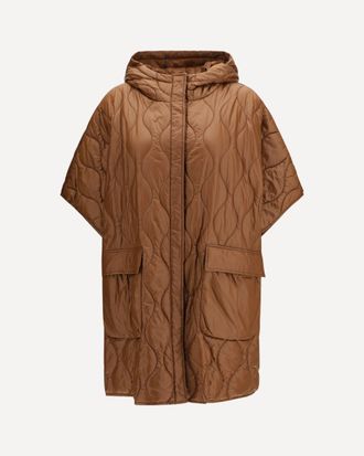 Woolrich Quilted Urban Light Nylon Cape Female S-M
