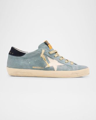 Golden Goose Super-Star Low-Top Suede Sneakers