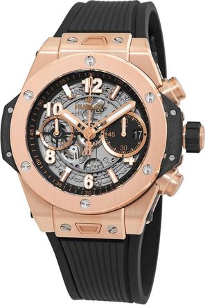 Hublot Big Bang Unico Chronograph Automatic Skeleton Dial Mens Watch 441.OX.1181.RX