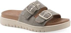 White Mountain Nanny FOM Recovery Slide Sandal in Gold/Fabric at Nordstrom Rack, Size 6.5