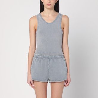 Entire studios Grey Tank Top In Cotton