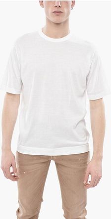 John Smedley Solid Sea Island Cotton Crewneck T-Shirt size Xxl