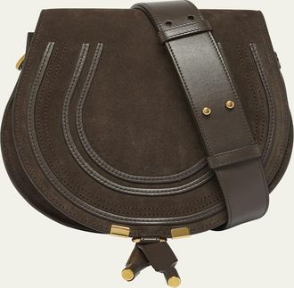 Chlo&eacute; Marcie Crossbody Bag in Calfskin Suede