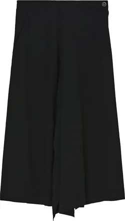 Yohji Yamamoto asymmetric high-waisted skirt - women - Cellulose - 2 - BLACK