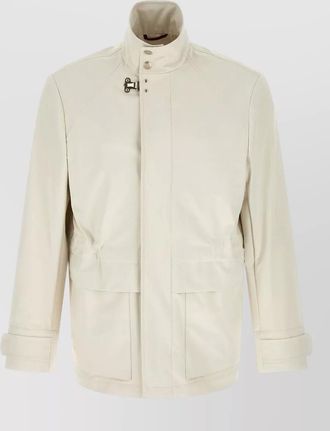 Brunello Cucinelli hooded jacket adjustable cuffs high collar