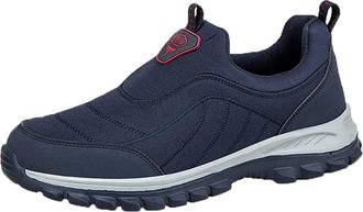 Generic Winter Mens Autumn Winter Warm Slip On Walking Shoes for Elderly Non Slip Lightweight Fashion Casual Footwear Comfort Design (A, 6. 5)