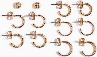 H&M 6 Paar Ohrringe - Gold