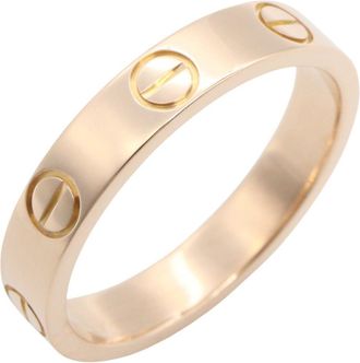 Cartier Gold Pink Gold (18K) Band Ring (Pre-Owned)
