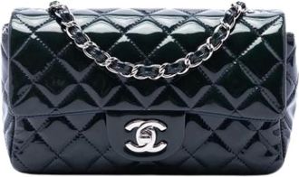 Chanel Borsa a tracolla pre-owned in vernice trapuntata - - Pre-owned - Donna - Verde - ONE SIZE