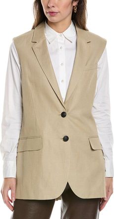 Rag & Bone Odessa Linen-Blend Vest