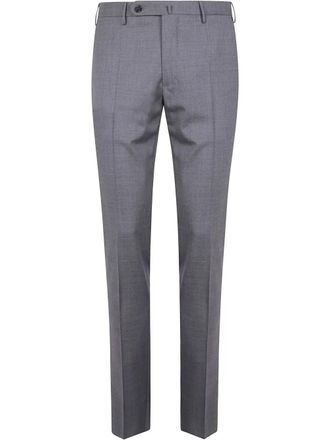 Incotex Broek met gemêleerd-effect - Grijs