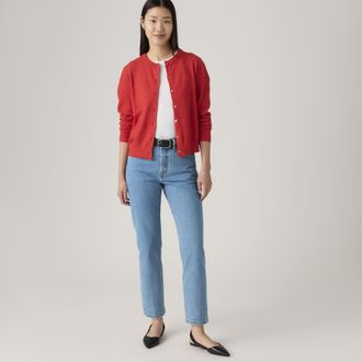 Levi's 501 Crop Jeans - Womens - 24X28 - Blue