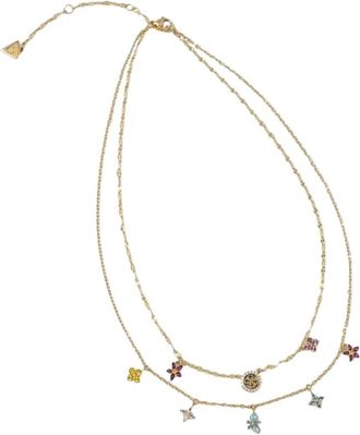 Guess Collana Secret Garden - - Accessories - Donna - Giallo - ONE SIZE