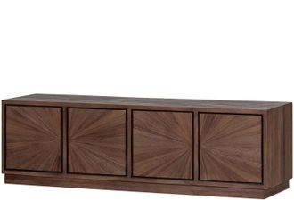 De Eekhoorn Massives Design Lowboard Sunno aus recyceltem Teakholz, 150 x 45 cm