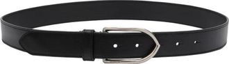 Jacquemus Belts, unisex, Black, 95 CM, Black Leather Belts
