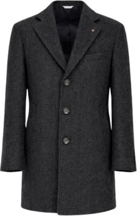 Manuel Ritz Slim Resca Jas - Heren - Mantel - Grijs - 2XL - Wol - Jassen