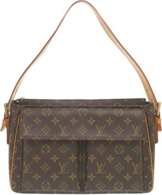 Louis Vuitton Pre-owned Shoulder Bags, female, Brown, Size: ONE SIZE Pre-owned Canvas louis-vuitton-bags
