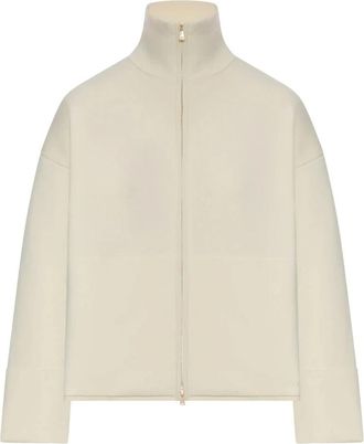 Max Mara Full-zip Cardigan - Dames - Vesten - Beige - S - Truien & Vesten