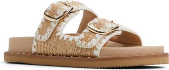 Aldo Kravis Slide Sandal in Natural at Nordstrom, Size 7.5