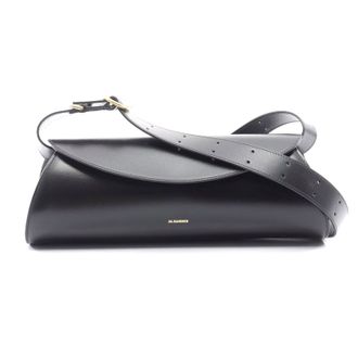 Jil Sander Leather Cannolo Grande Shoulder Bag