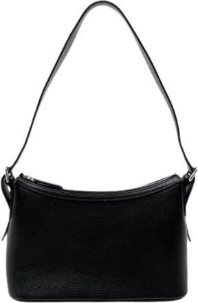 Burberry Pre-owned Vintage Schoudertas - Dames - Vintage Schoudertas - Zwart - ONE Size - Leer - Vintage