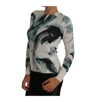 Dolce & Gabbana Dames, Truien, Veelkleurig, Maat: 2XS Zijde