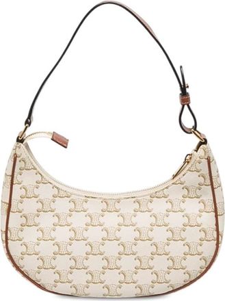 Celine Pre-owned Celine Medium Triomphe Coated Canvas Ava Shoulder Bag Ladies CNXY7B1U5IZH368B