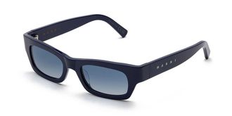 Marni Haicli Deep Blue TKN Mens Sunglasses Blue Size 50