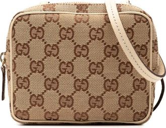 Gucci Pre-owned Gucci GG Canvas Crossbody Ladies 137386 203998