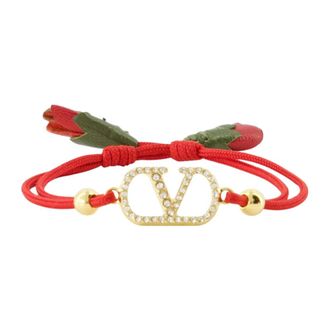 Valentino Garavani Bracelets, female, Red, Size: ONE SIZE Bracelet Vlogo