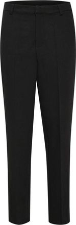 Kaffe Hoge taille Ritsbroek Zwart Diep - Dames - Slim Fit Broeken - Zwart - M - Broeken