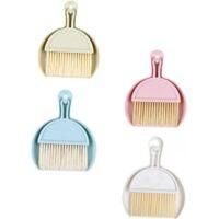 OEM Juego De 4 Piezas: Escoba, Ventilador, Mini Olla, Sart&eacute;n, Cepillo, Recogedor Compacto Y Cepillo - Art&iacute;culos De Limpieza Para Limpiar Lana De Nailon - 