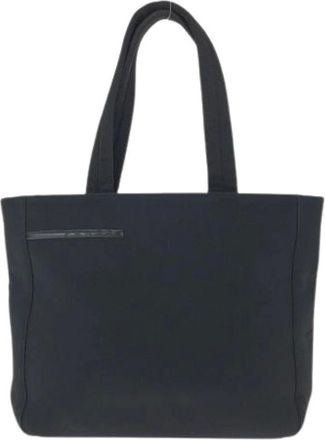 Prada Pre-owned Tote Bags, female, Black, Size: ONE SIZE Pre-owned Sports Nylon 2way Bag
