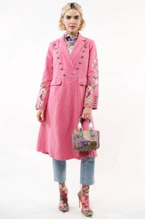 Aratta City Coat In Pink