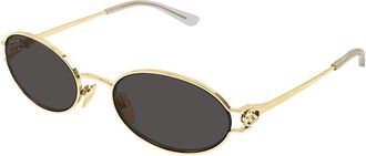 Gucci GG2233S 001 Womens Sunglasses Gold Size 55 - Free RX Lenses - Free RX Lenses