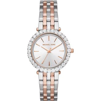 Michael Kors Darci Pav&eacute; Horloge - Dames - Horloges - Grijs - ONE Size - Accessoires