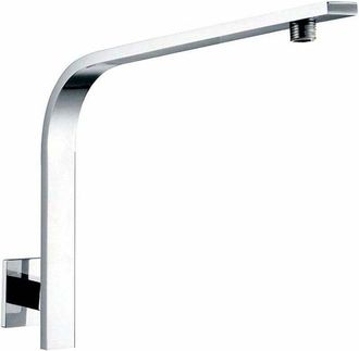 OEM Brazo De Ducha Cuadrado De Lat&oacute;n Macizo Con Cuello De Cisne Para Juego De Cabezal De Ducha Cromado