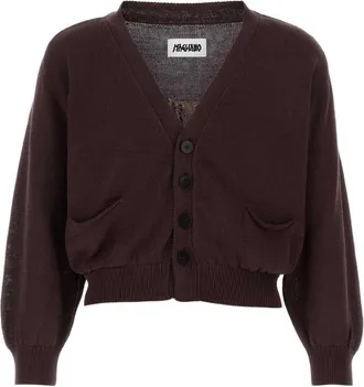 Magliano Purple V Neck Cardigans