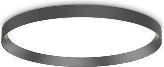 Ideal Lux Fly 60cm led Flush Ceiling Light Czarny 2700K IP40 - Ideal Lux