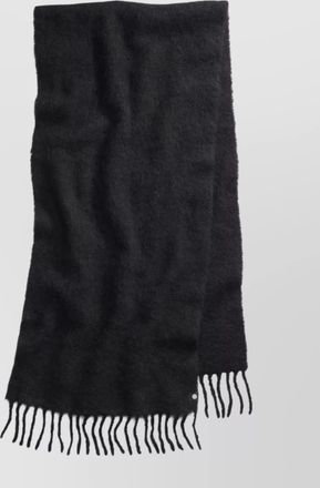 Canada Goose cozy knit scarves fringed edges
