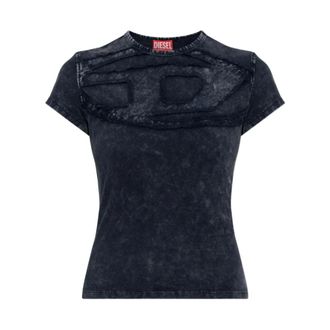 Diesel Dames, Tops, Grijs, Maat: XS Katoen