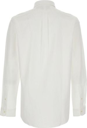 Polo Ralph Lauren Mens Shirt Slim Fit White Stretch Cotton